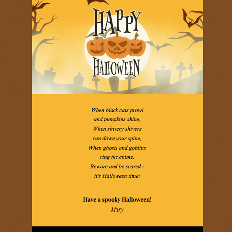 Happy Halloween eCard 2